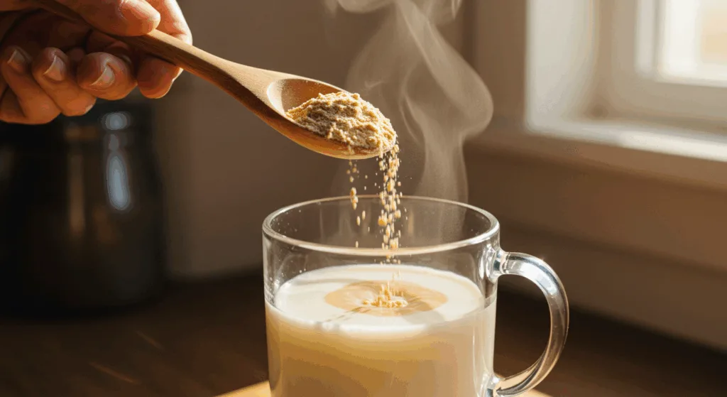 우유/두유로 만드는 고소한 영양 라떼