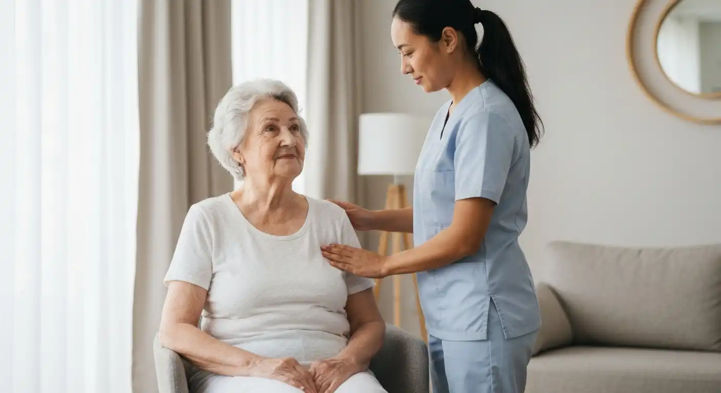 2024년 장기요양 등급 신청 후 재가 서비스를 이용하는 모습