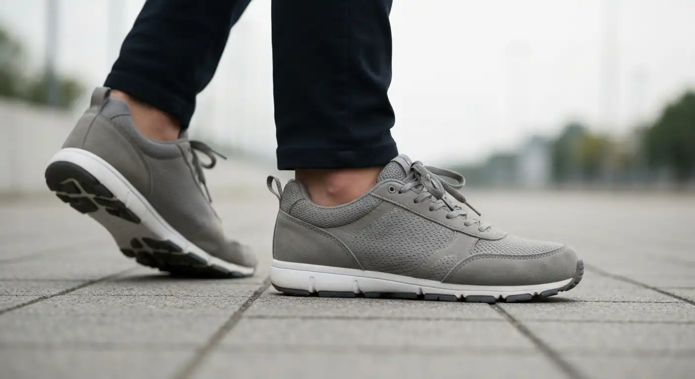 올바른 걷기 운동 관절 자세 발뒤꿈치부터 딛는 모습