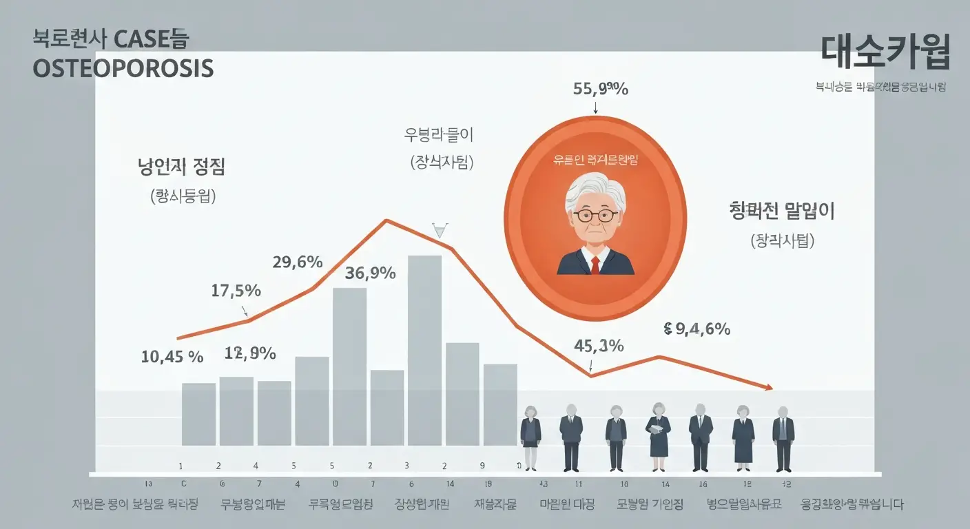 국내 골다공증 환자 수 증가 추이