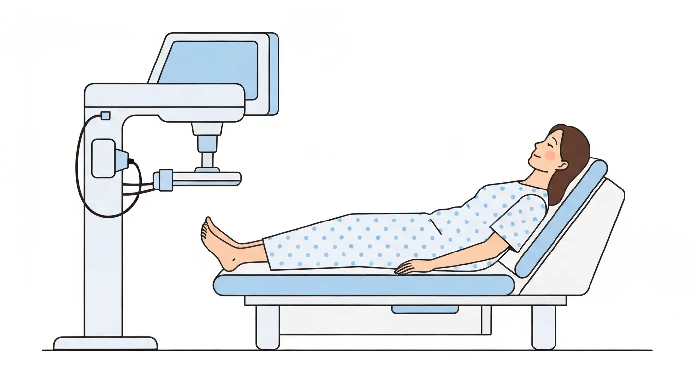 뼈 밀도 검사를 받는 환자와 골다공증 진단 기준
