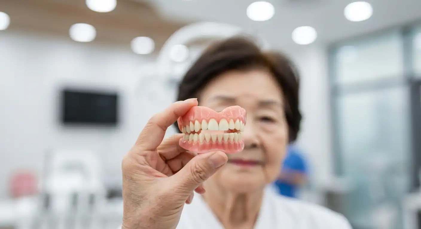 새로 제작된 노인 틀니 건강보험 적용 틀니