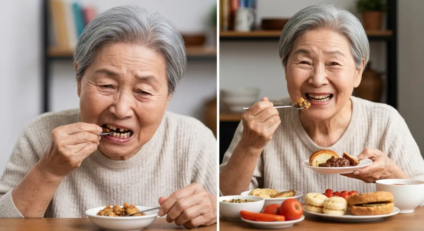 노인 틀니 건강보험으로 변화된 식생활 모습
