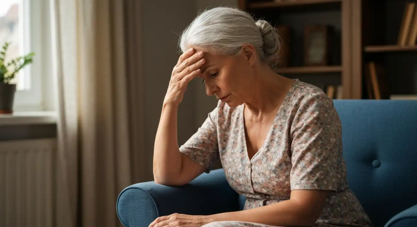 무지외반증으로 불편해하는 노년기 발 건강 이미지