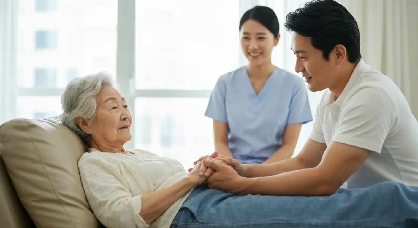 생애말기 재택의료 지원 모델을 통해 편안히 쉬는 노인