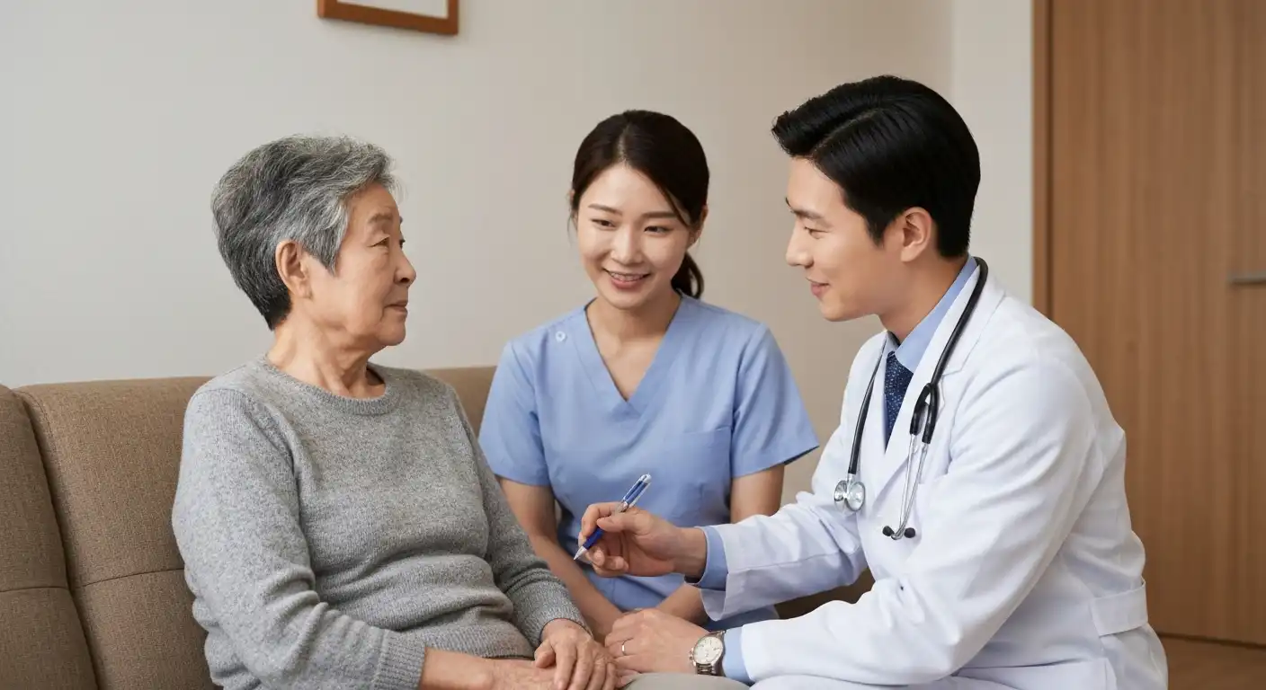 생애말기 재택의료 지원 모델의 방문진료