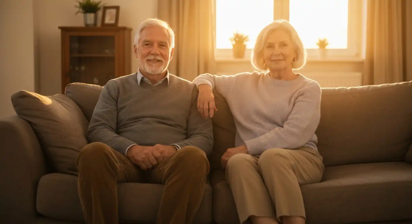 치매 관리주치의 제도를 통해 돌봄 받는 노인 부부와 의사