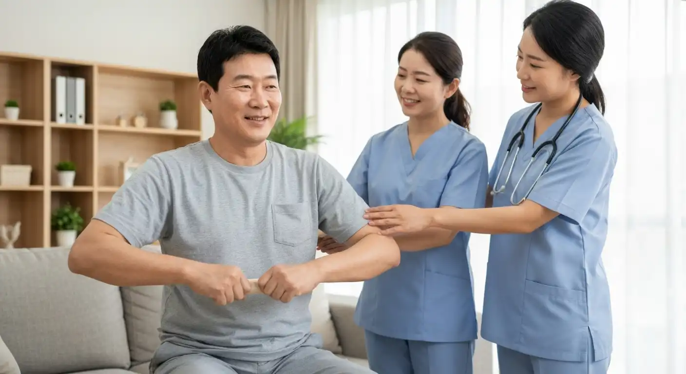 퇴원환자 연계·지원 서비스를 통한 가정 방문 재활