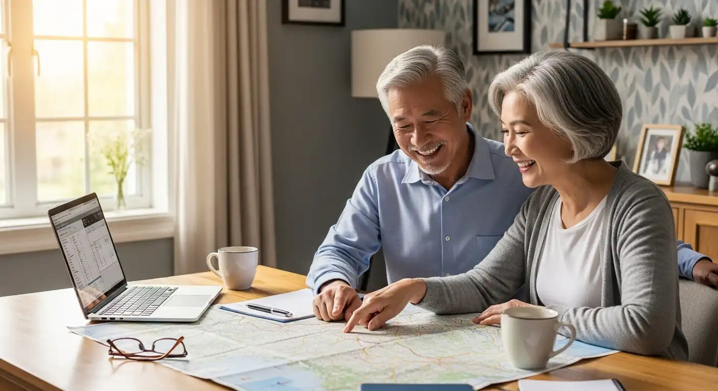 액티브 시니어 여행 건강 주의사항: 7가지 핵심 팁으로 안전하게 즐겨요! ✈️ 1 액티브 시니어 여행 계획을 짜는 한국인 노부부
