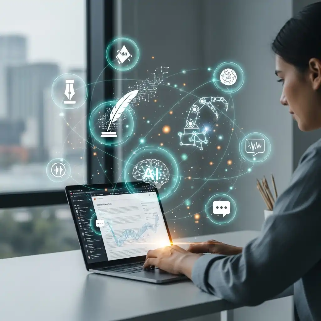 2026년 블로그 자동화: 생산성을 극대화하는 5가지 핵심 방법 2 AI 글쓰기 도구를 활용한 블로그 자동화 모습