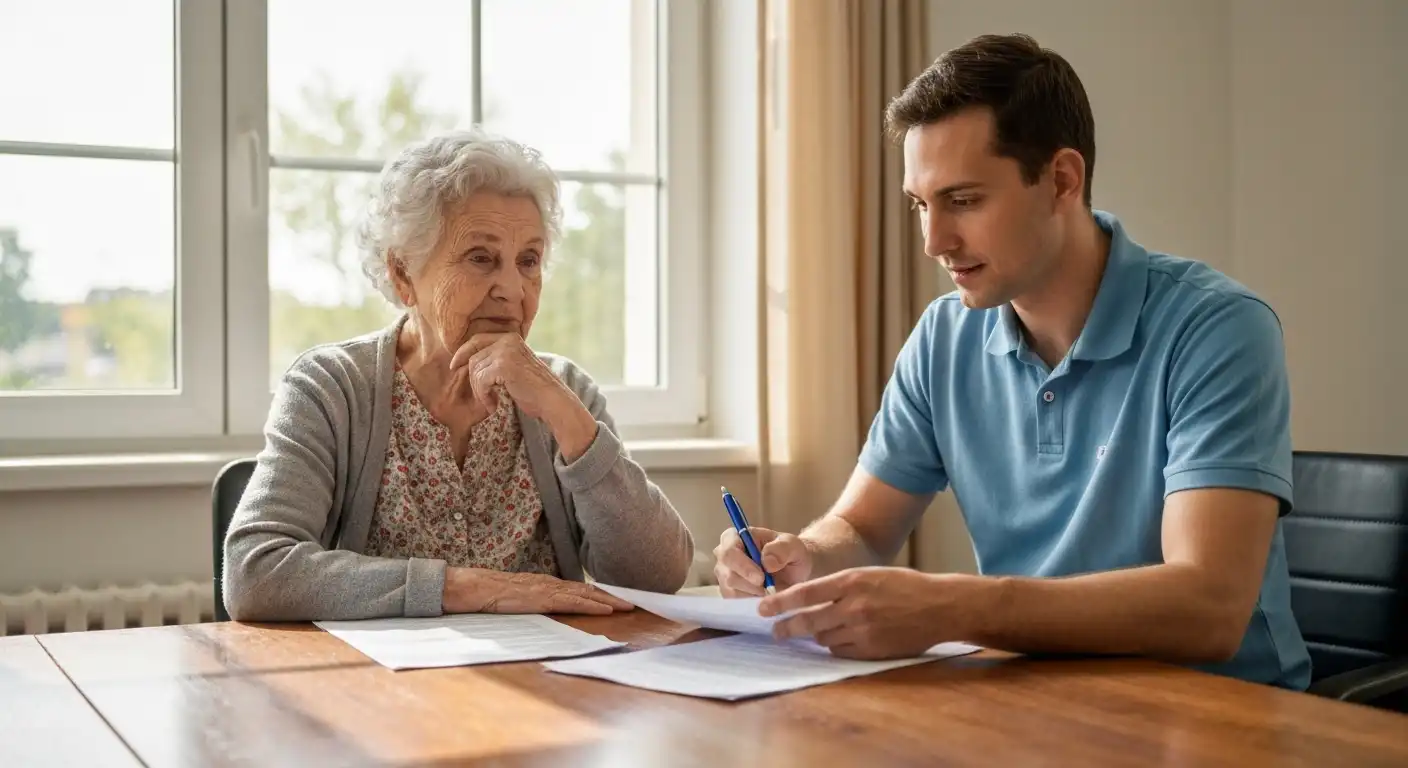 치매 공공후견사업을 통해 도움 받는 치매 어르신과 공공후견인
