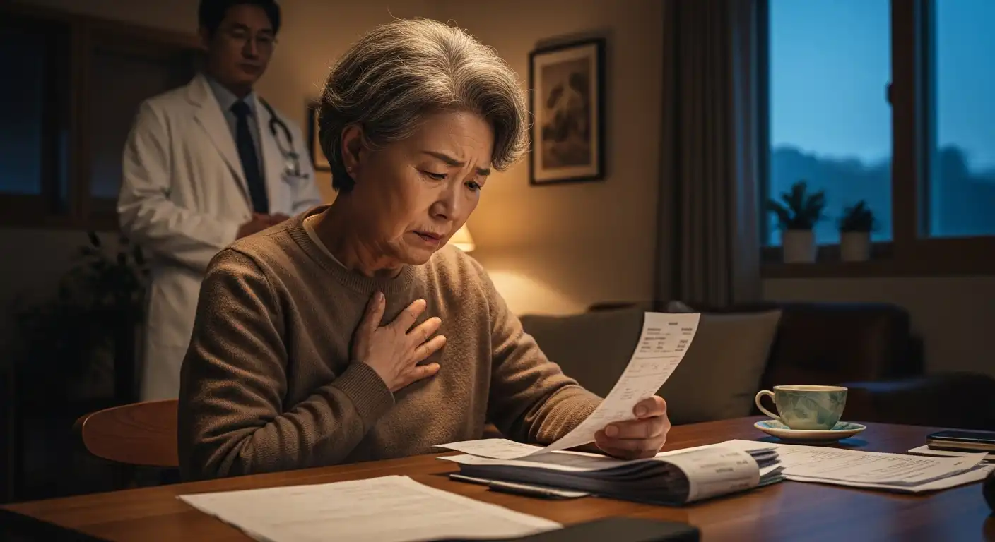 기초생활수급 노인 의료급여 때문에 걱정하는 아시아계 노인