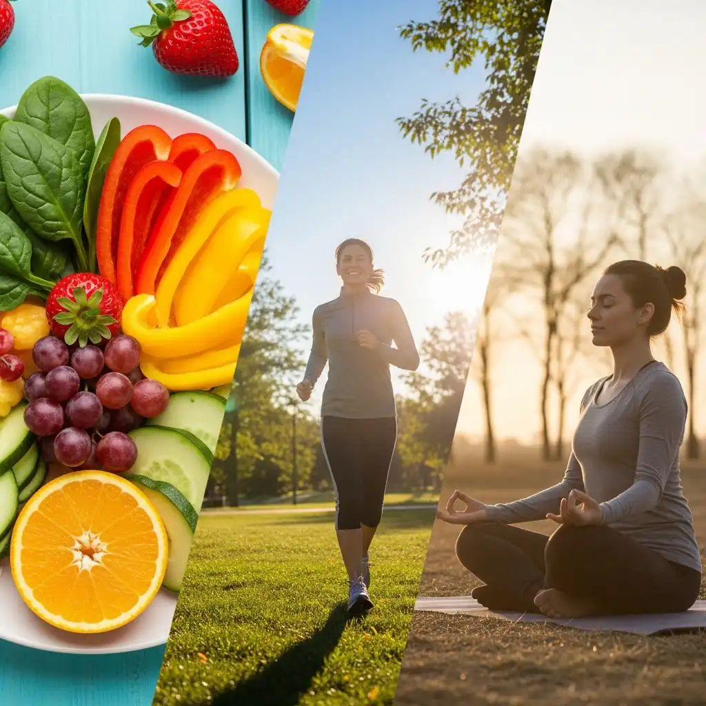 심장병 전조증상 7가지: 2024년 당신의 심장을 지키는 완벽 가이드 3 건강한 식단과 운동, 스트레스 관리를 통한 심장병 전조증상 예방 이미지