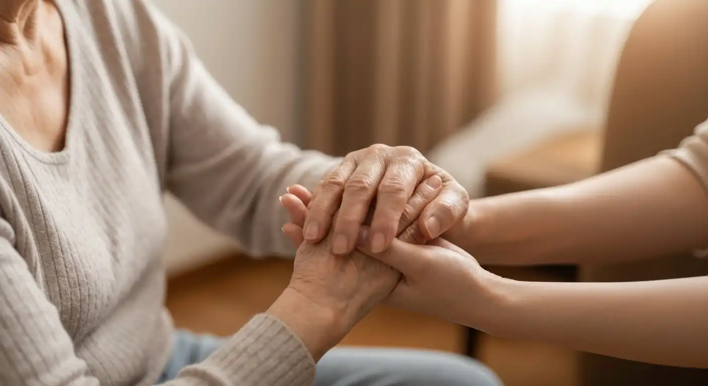 노인 인지기능 무료 검사 후 가족의 따뜻한 손길
