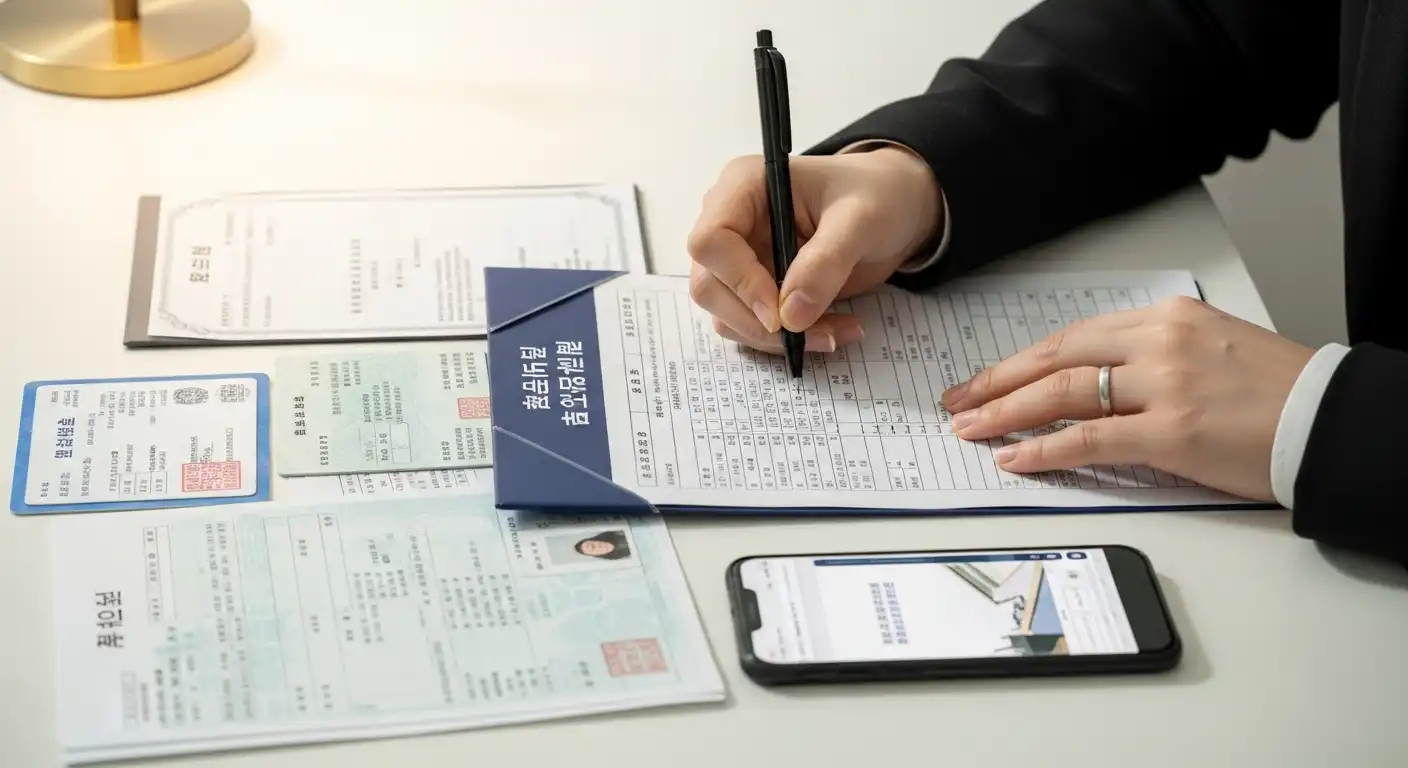국민연금 유족연금 지급, 2024년 최신 정보 7가지 총정리! 당신의 가족을 위한 핵심 가이드 💰 5 국민연금 유족연금 신청 서류를 작성하는 모습