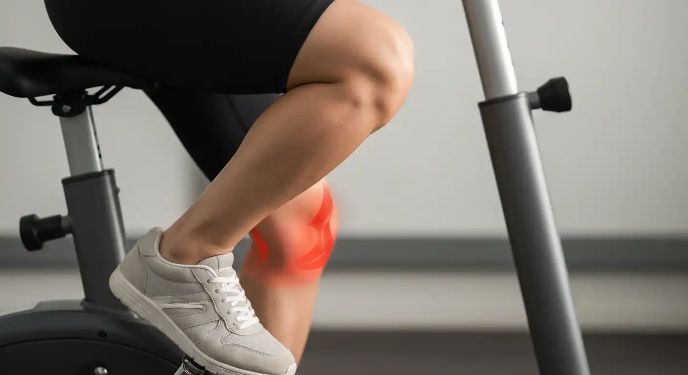 무릎에 좋은 저충격 운동을 위한 올바른 자전거 자세