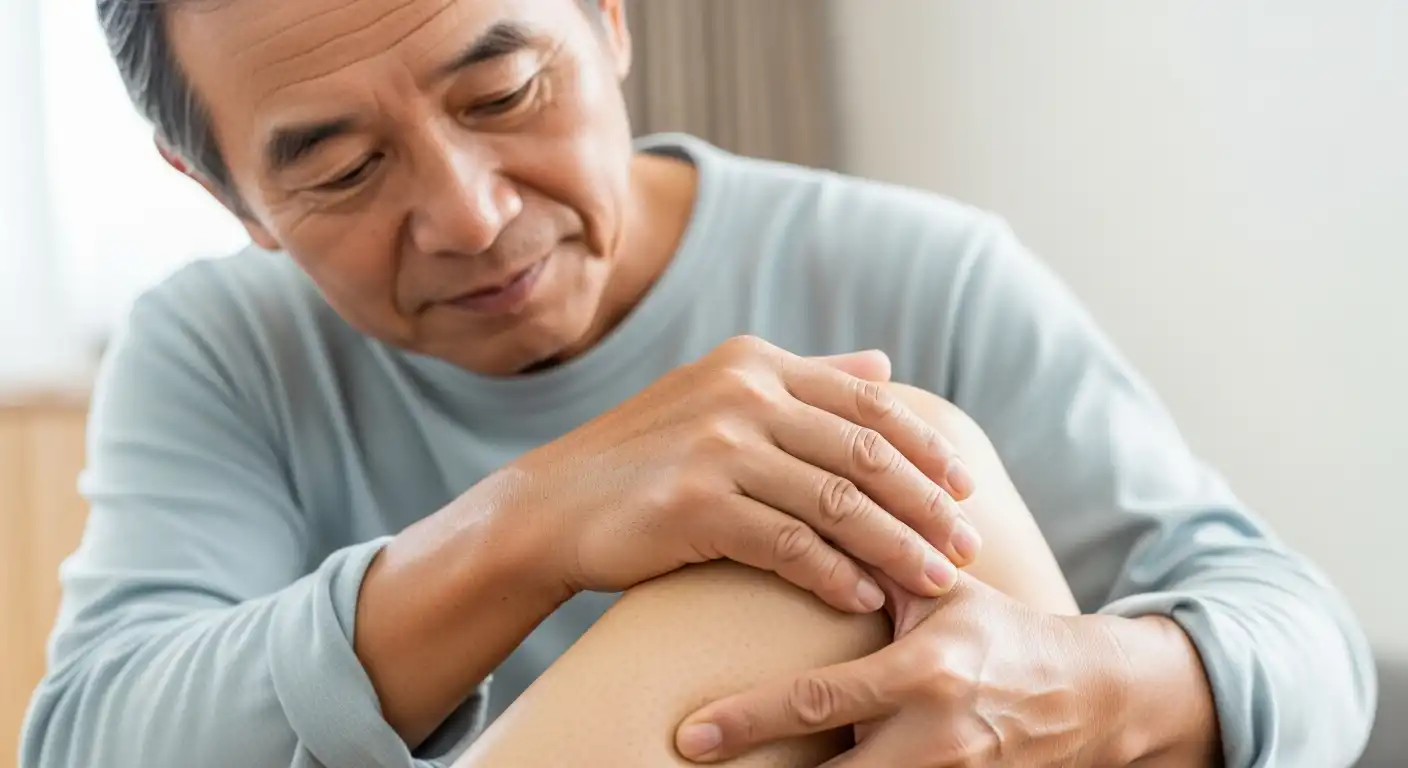 건강한 노년의 비밀! 시니어 혈액순환 개선 위한 7가지 지압 & 생활 습관 💡 2 시니어 혈액순환 개선에 좋은 종아리 마사지