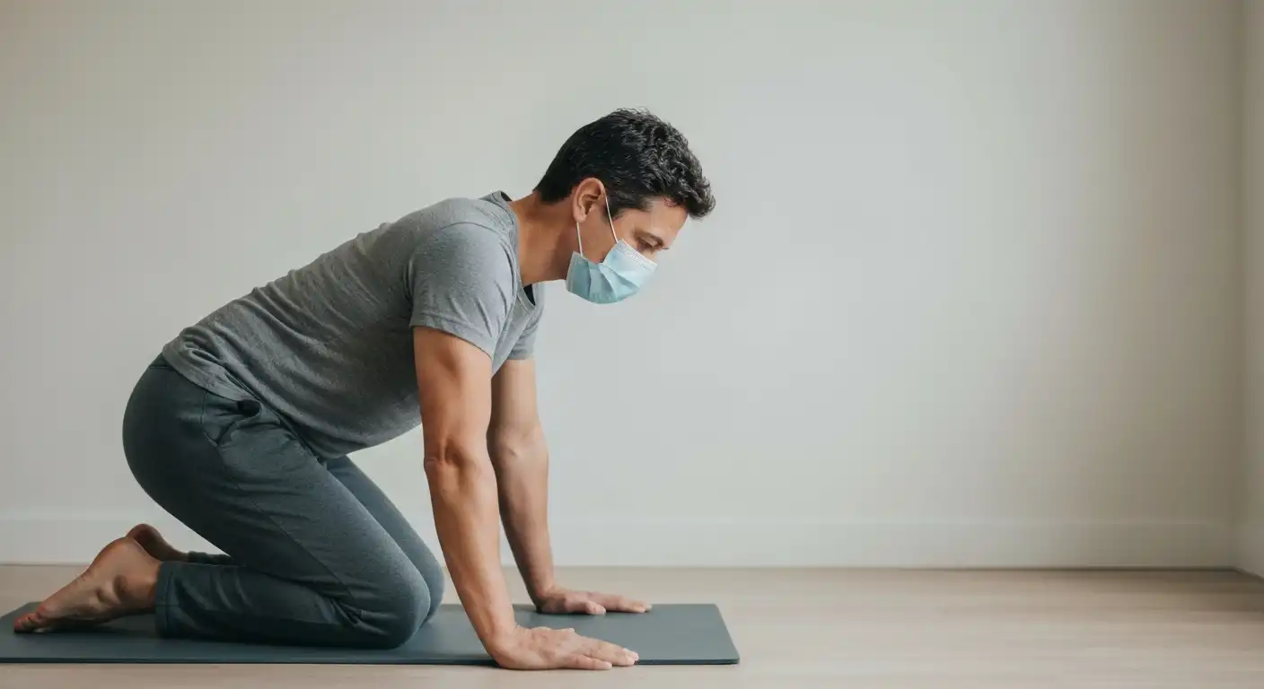 시니어 족저근막염을 위한 족저근막 스트레칭