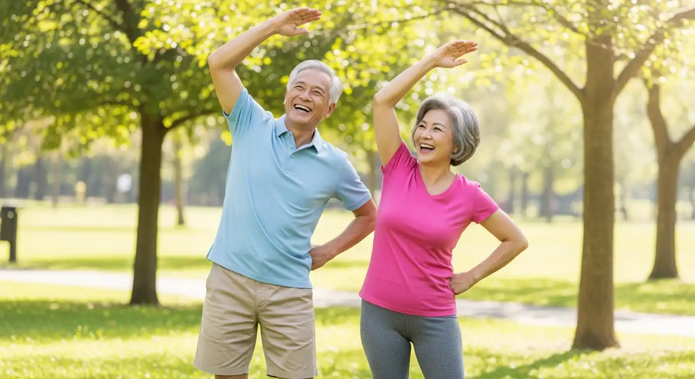 시니어 스트레스 면역력 위협! 건강한 노년을 위한 7가지 필수 지침 💡 1 시니어 스트레스 면역력 강화를 위한 운동과 웃음