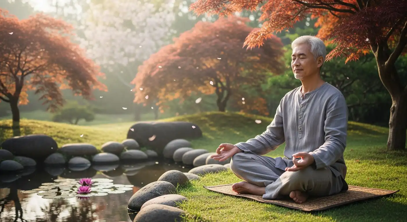 시니어 스트레스 면역력 위협! 건강한 노년을 위한 7가지 필수 지침 💡 3 시니어 스트레스 면역력과 명상