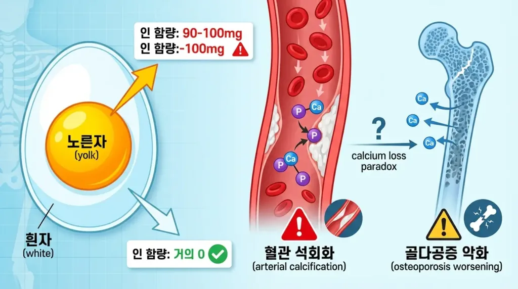 노른자와 흰자의 인 함량