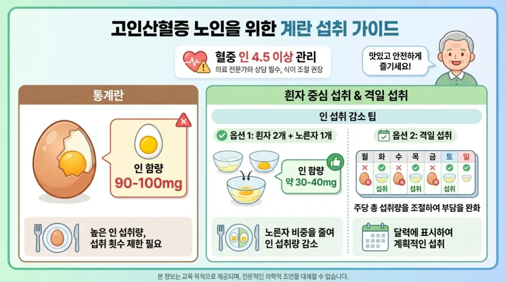 고인혈증 환자의 계란 섭취법