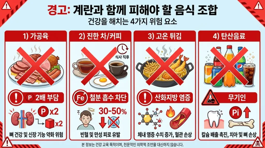 피해야 할 음식 조합